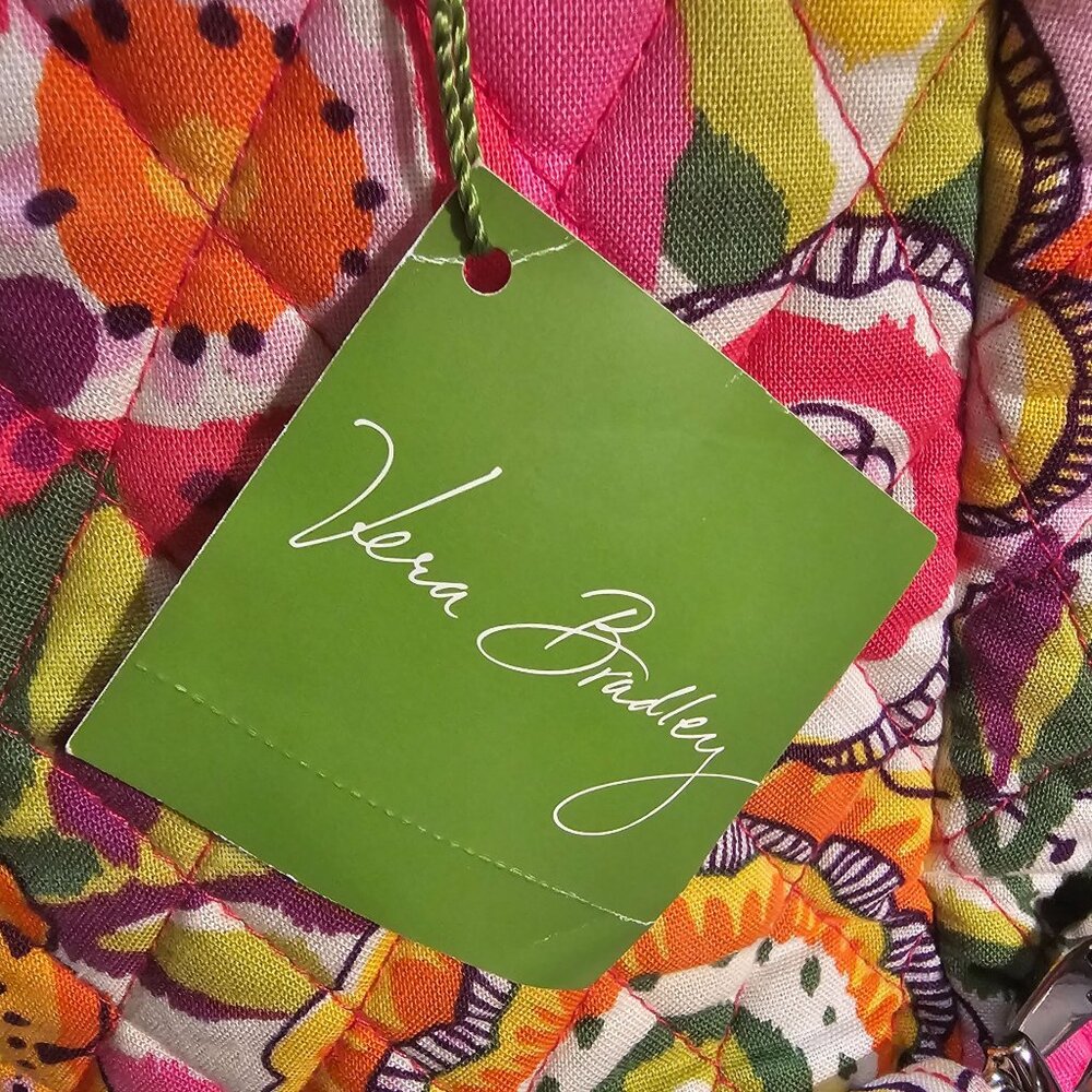 Vera Bradley Convertible Backpack Tote Purse Shoulder Crossbody  Clementine  NWT - Picture 5 of 10